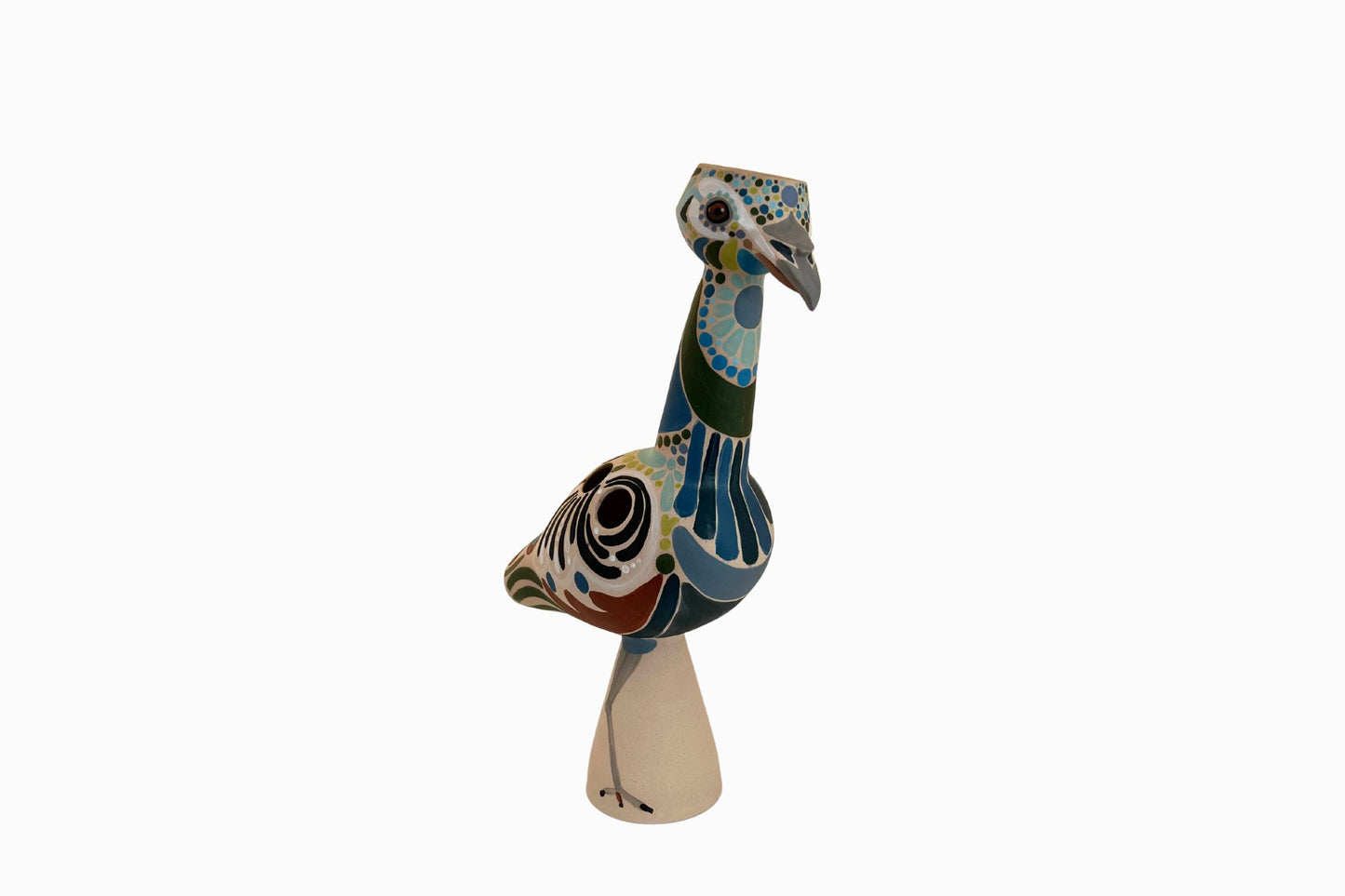 Emma Christmas Peacock vase 1