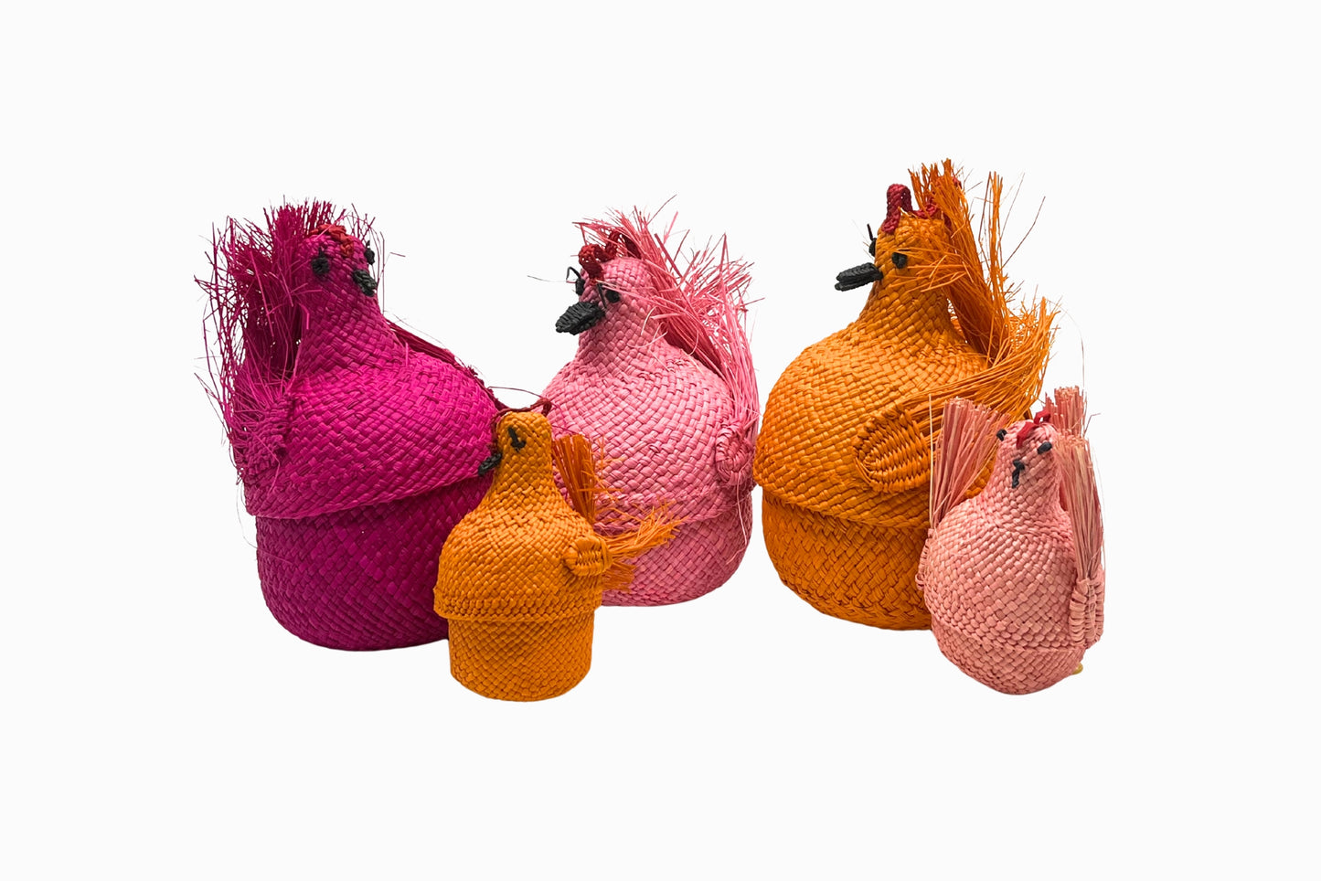 Fuscia Chicken Egg Basket