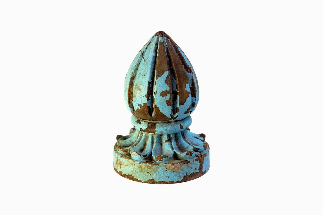 A vintage Indian finial
