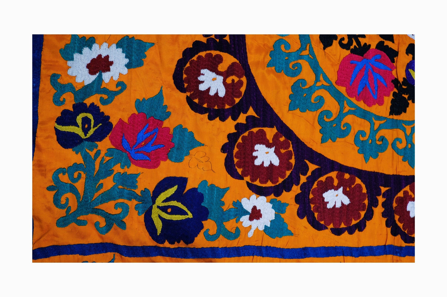 Orange flower Suzani