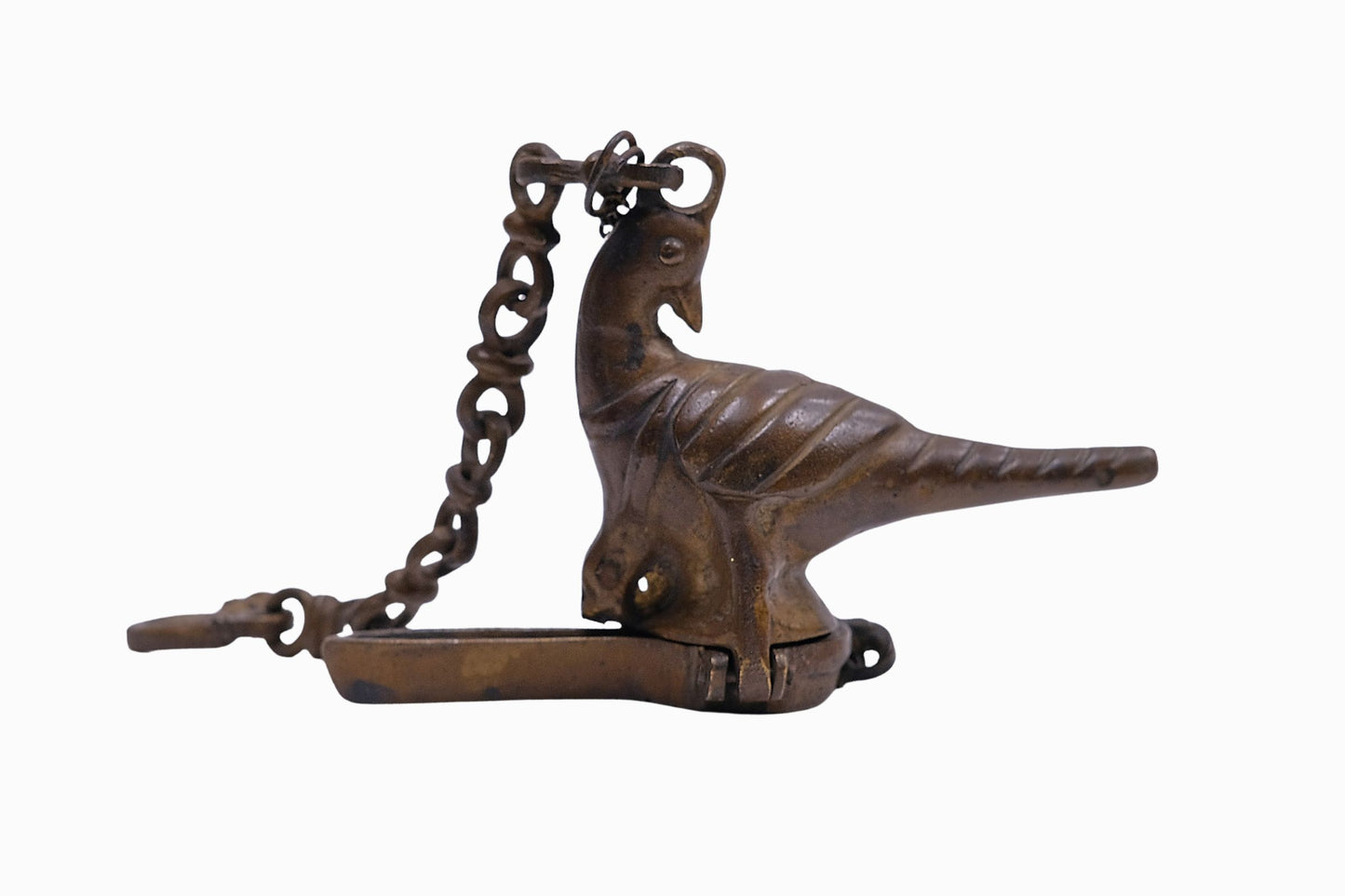 Hanging bird oil lamp