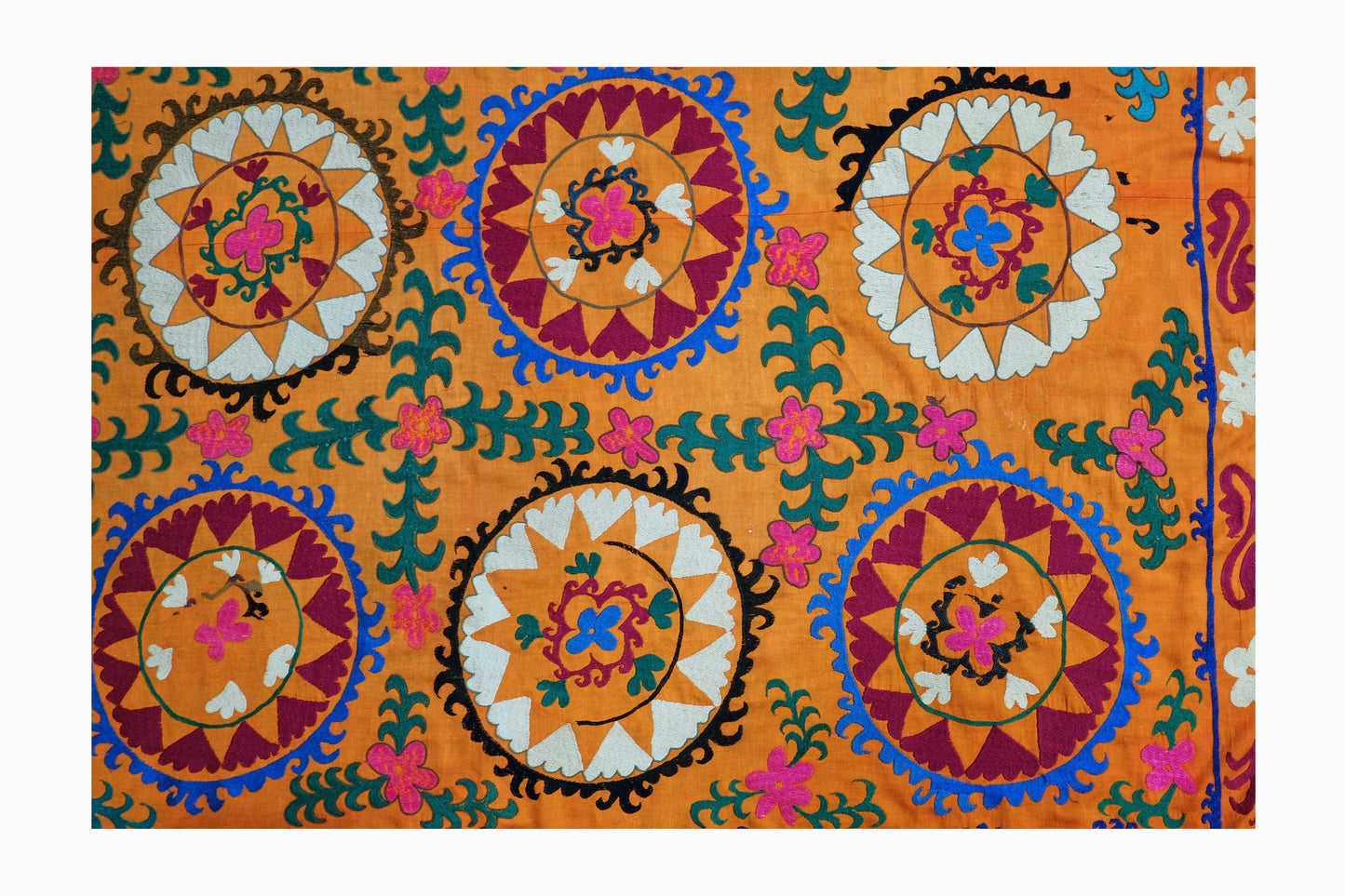 Uzbeki hand emroidered Suzani