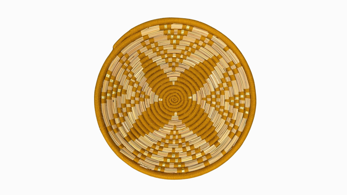 Large Berber Basket - Ochre