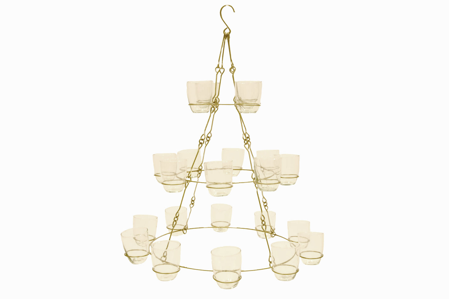 Tea light chandelier