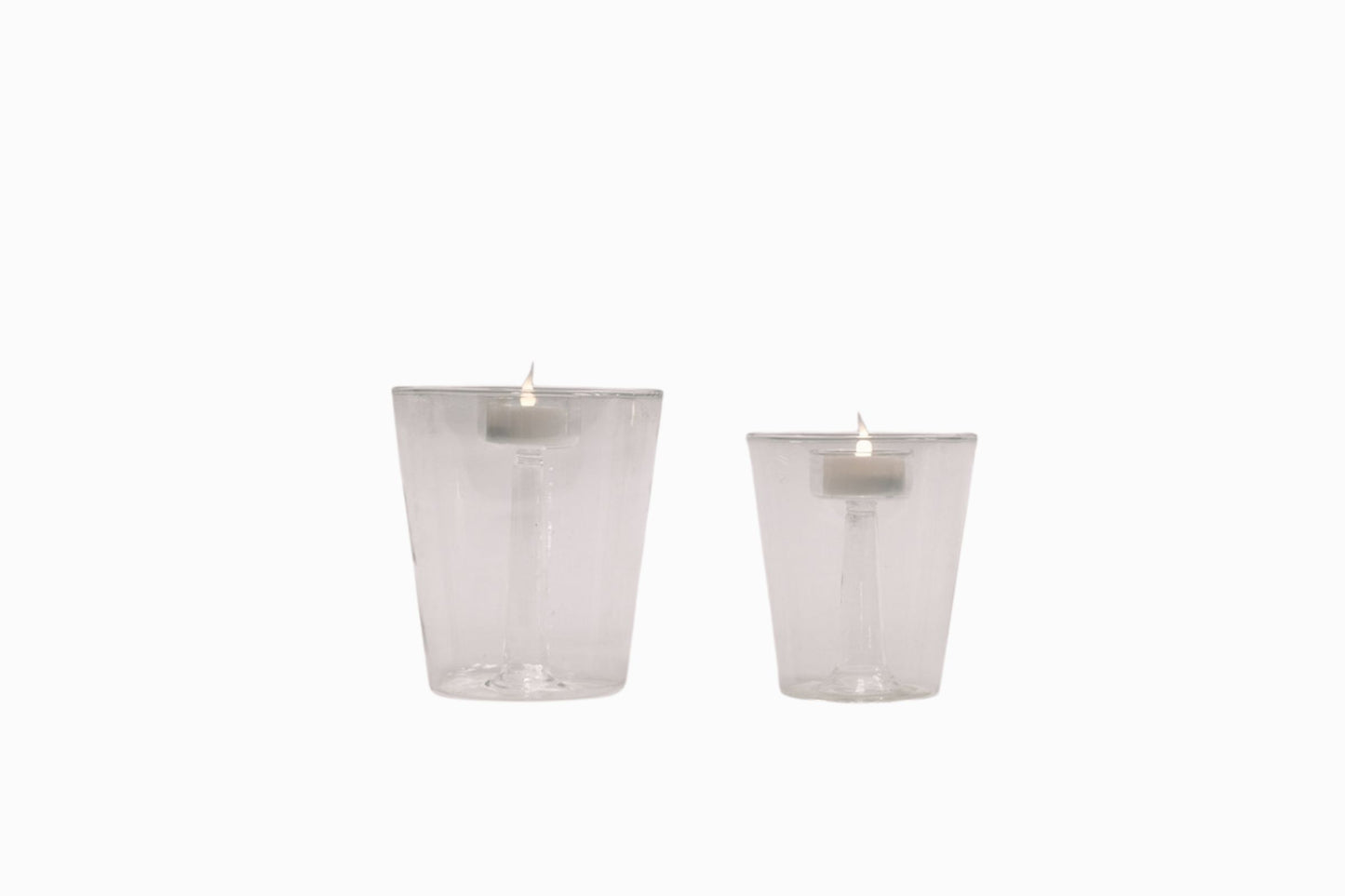 VOTIVES SUÉDOISES EN VERRE CLAIR REF 3
