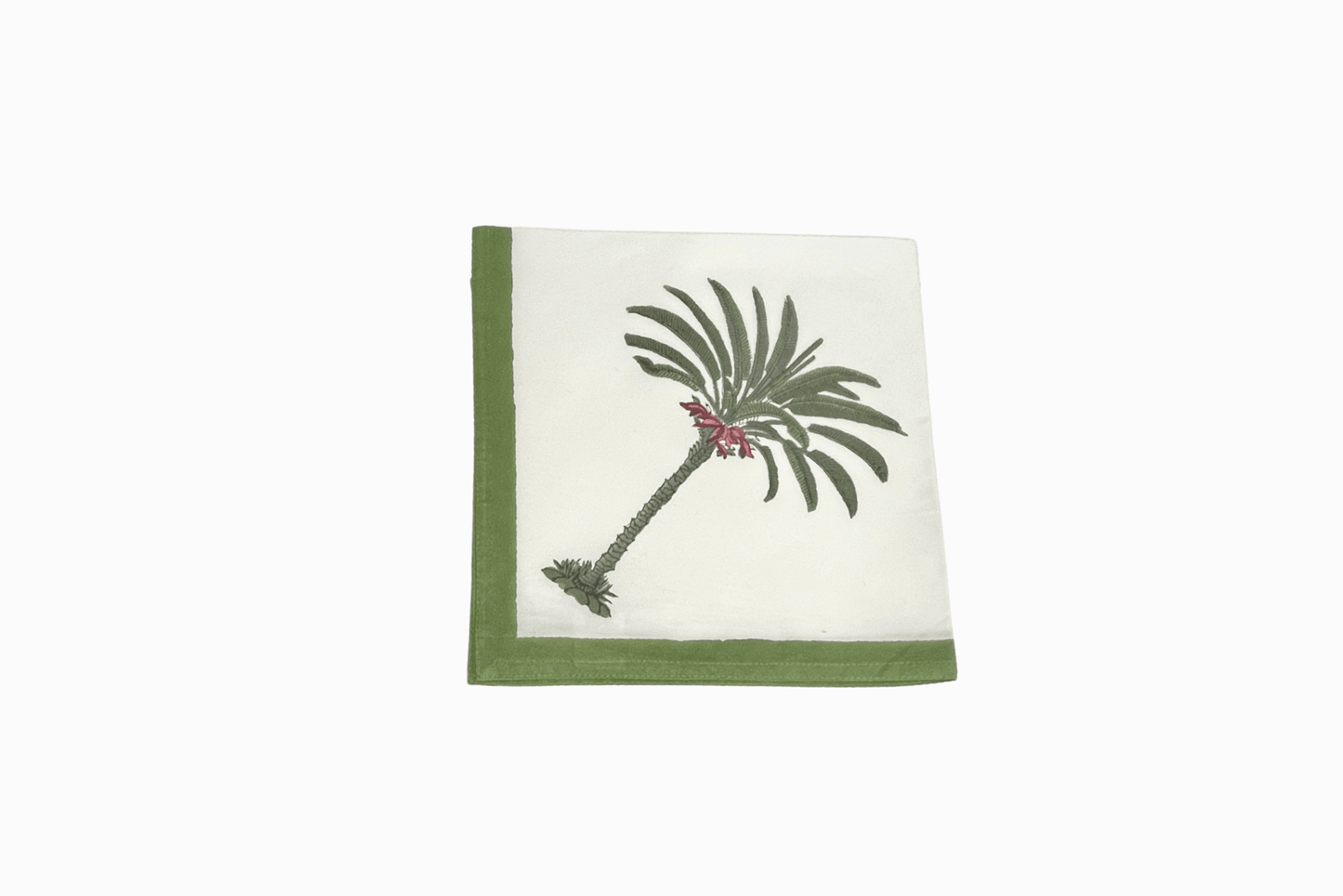 SERVILLETAS DE ALGODÓN BORDADAS ÁRBOL, PÁJARO, SOL Y PERSONAS