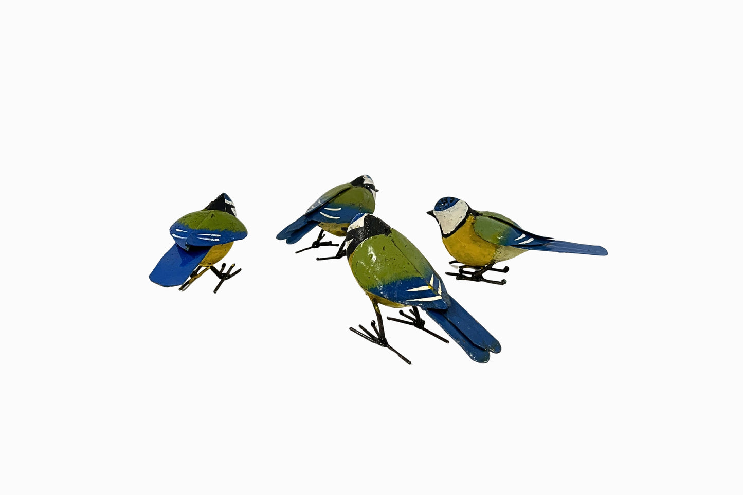 Metal Blue Tits