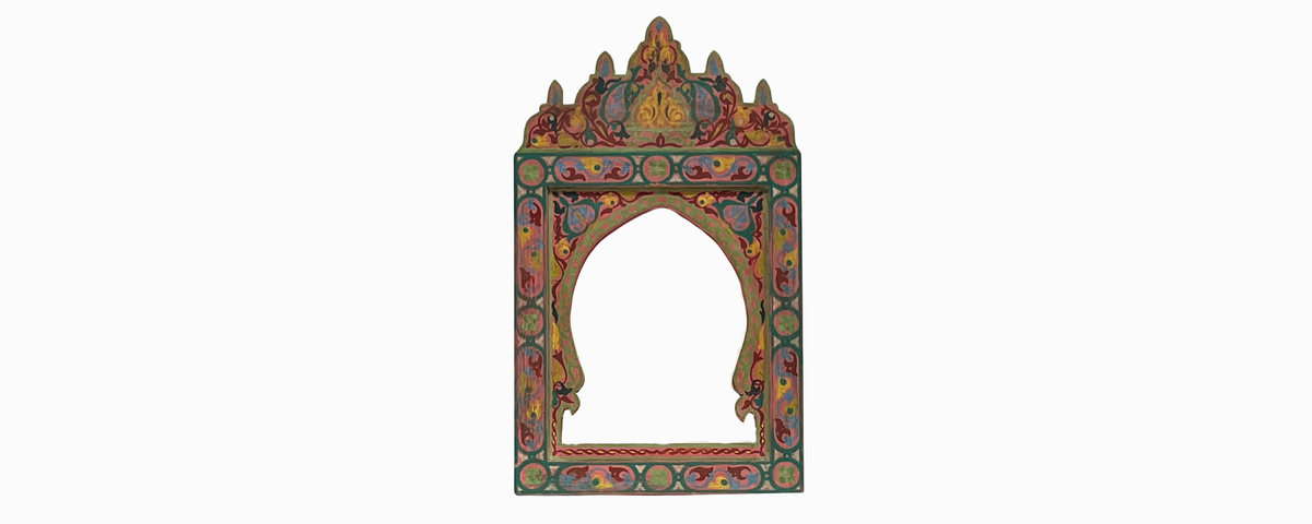 Multicoluured Painted Mirror