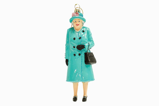 Décoration Queen en verre-Turquoise