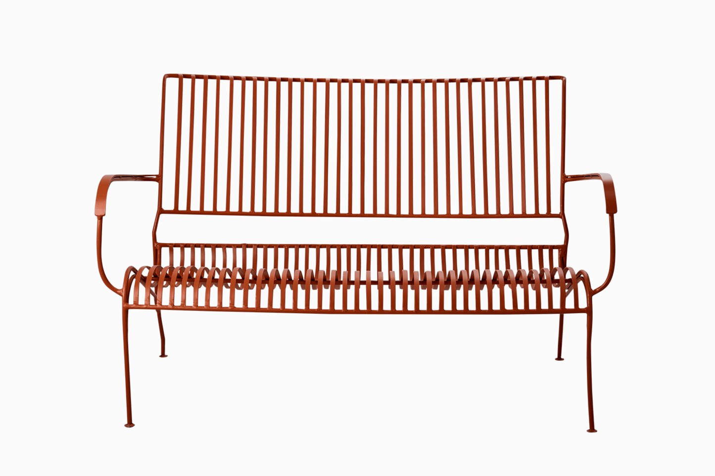 Amalfi Metal Sofa - Terracotta