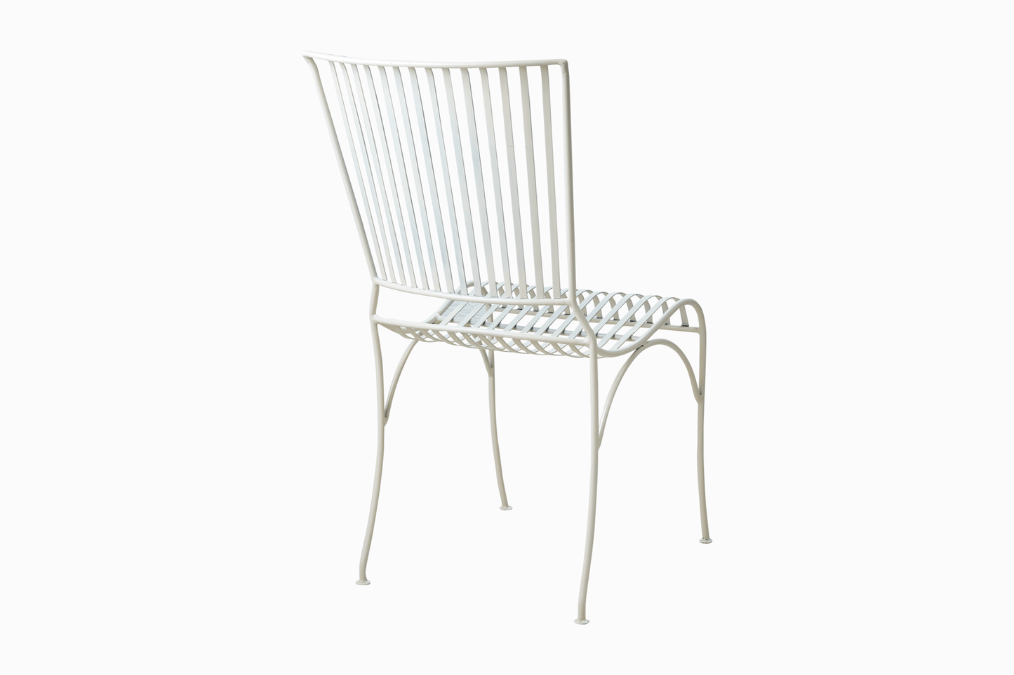 Amalfi Metal Dining Chair - Latte