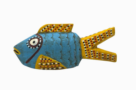 Blue & Yellow Bozo Fish