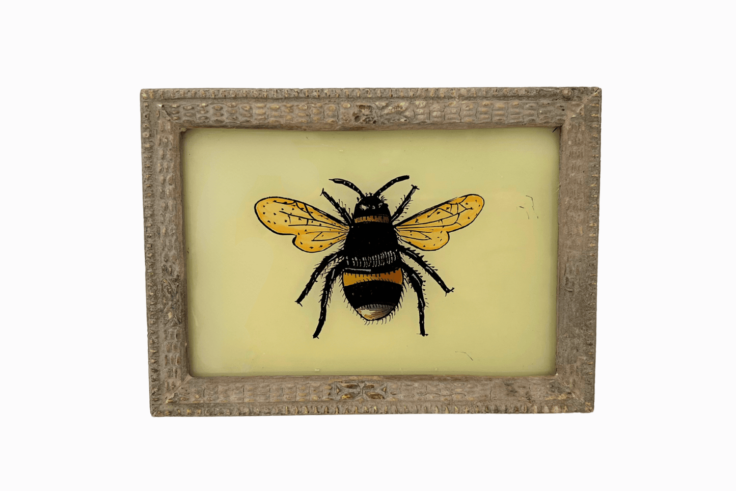 A Reverse Glass Painting of a bumblebee (Small)