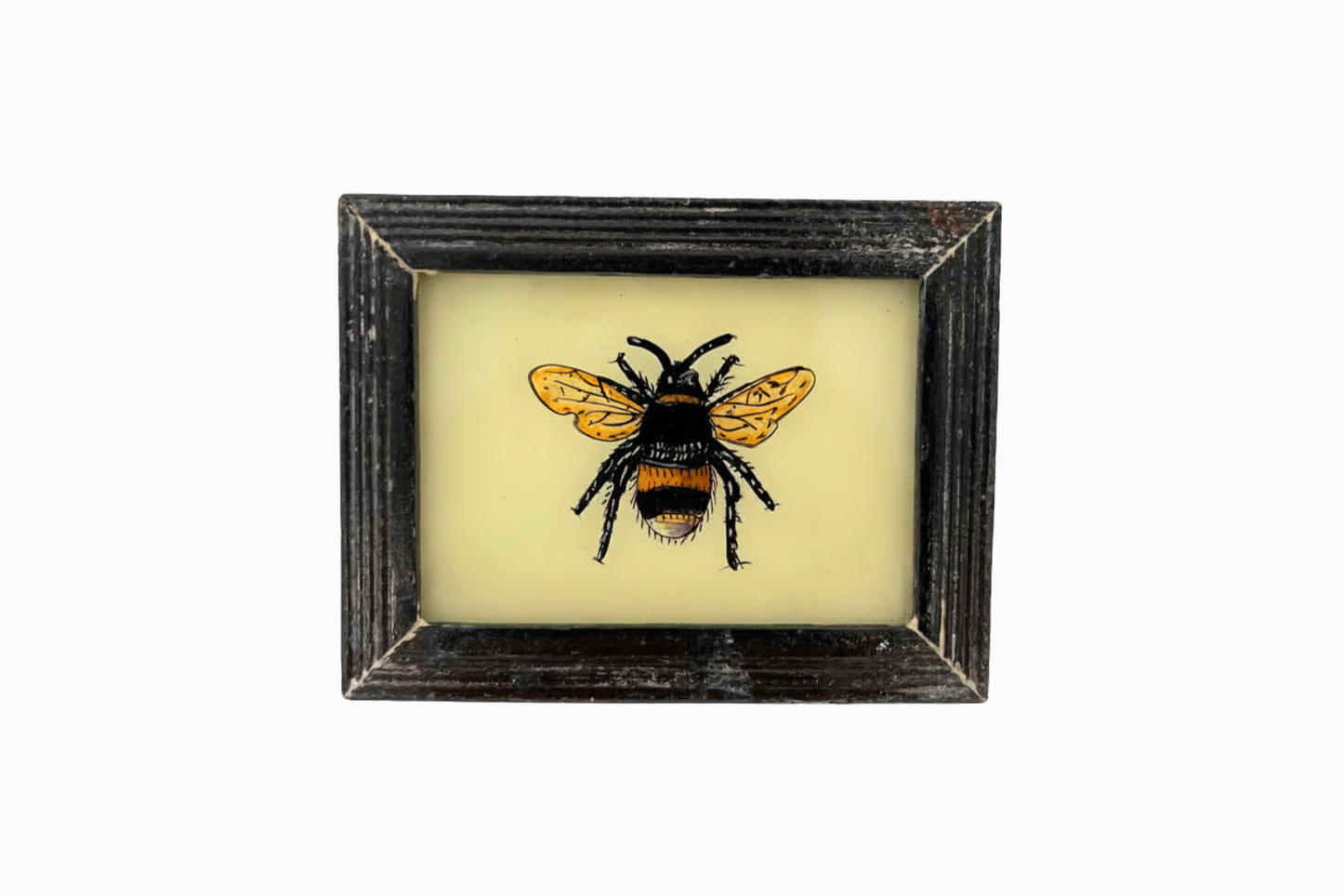 A Reverse Glass Painting of a Bumblebee (Extra Small)