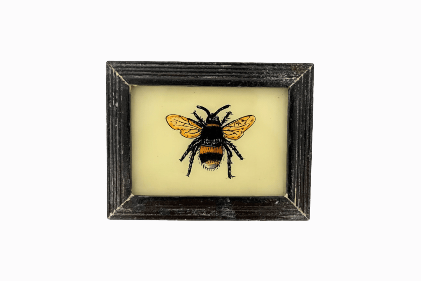 A Reverse Glass Painting of a Bumblebee (Extra Small)