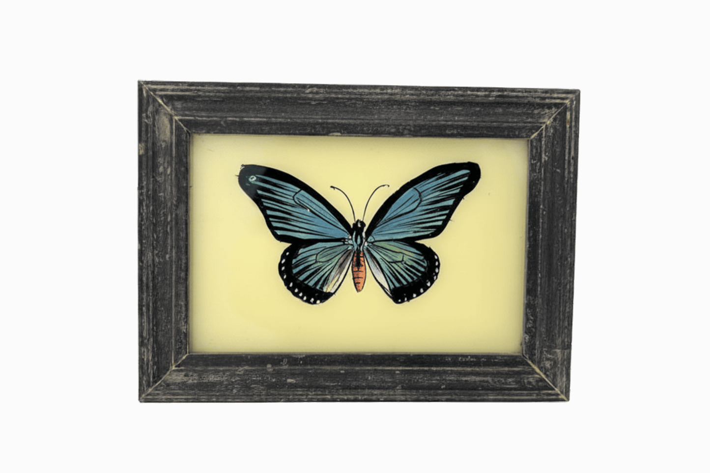 A Reverse Glass Painting of a butterfly (Small)