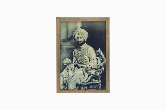 FOTOGRAFÍA DEL MAHARAJÁ DE PATIALA