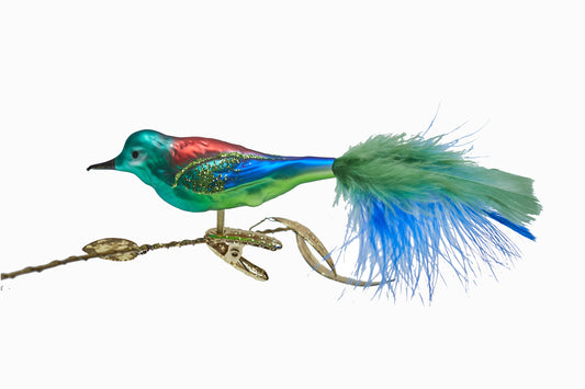 Decoración de pájaros navideños-Puki