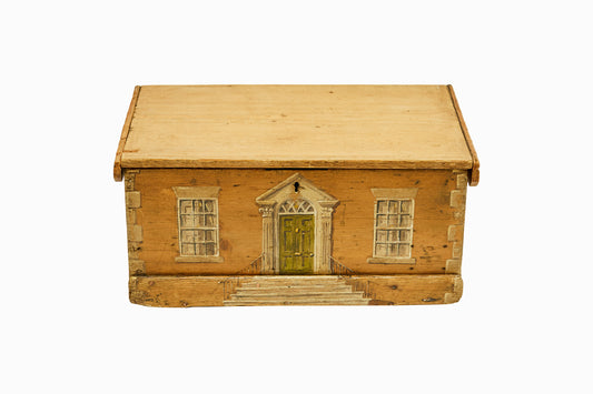 Caja decorativa vintage pintada-2