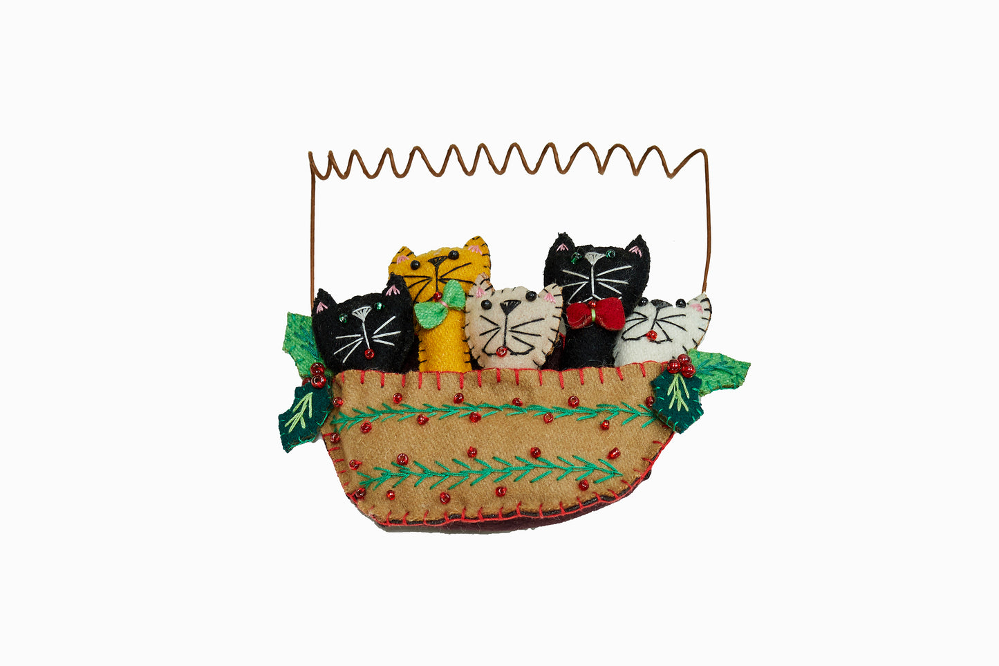 Chats dans le panier