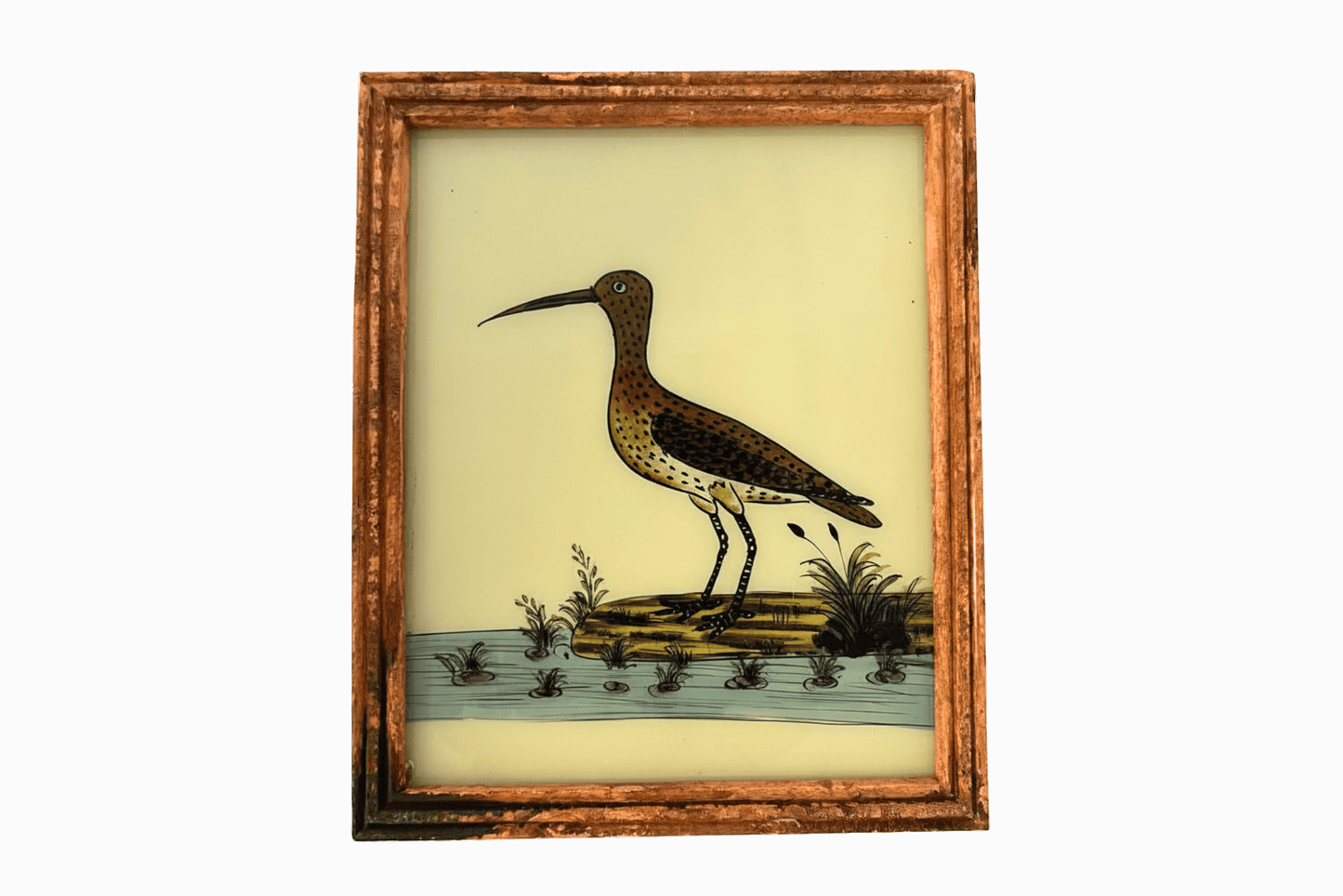 Peinture sur verre indienne d'un Maharaja (moyen)
