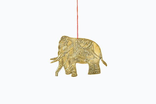 DÉCORATION ÉLÉPHANT EN OR