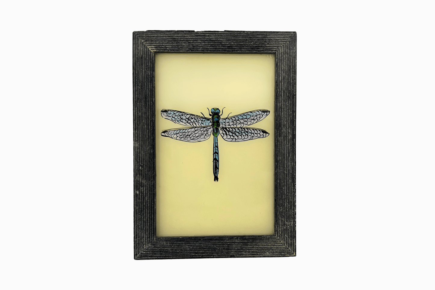 A Reverse Glass Painting of a dragonfly (Small)