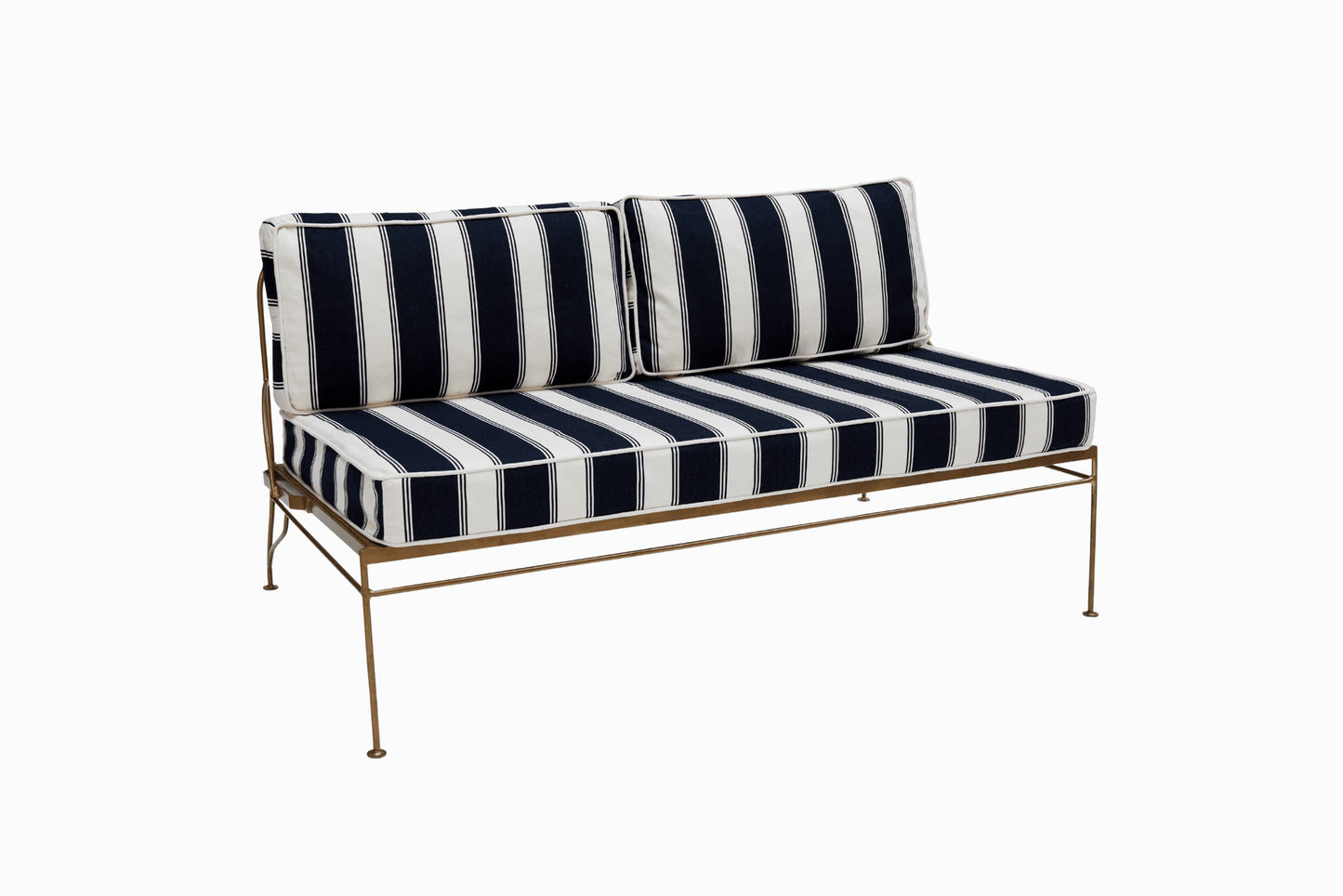 PALM SPRINGS SOFA - GOLD FRAME