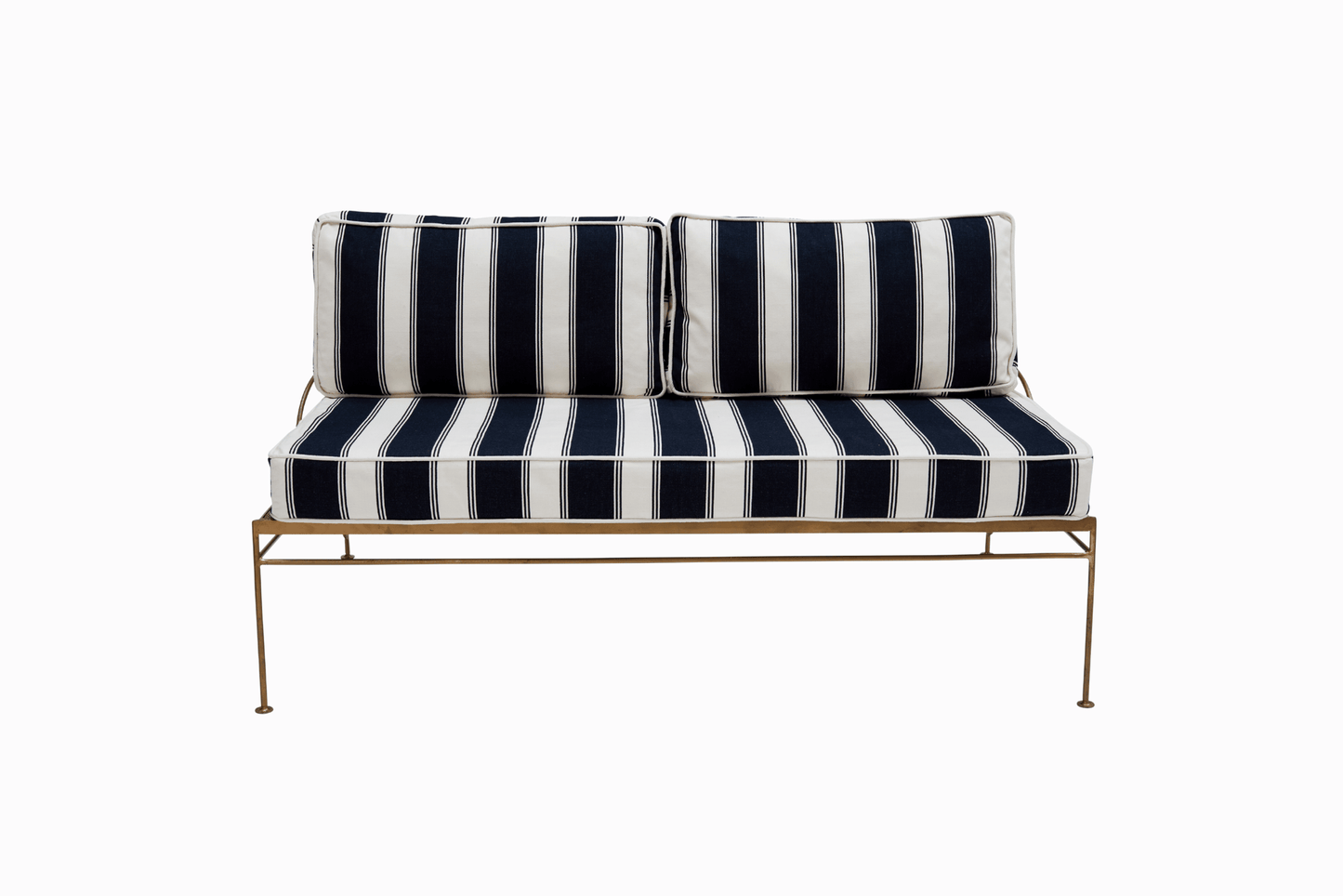 PALM SPRINGS SOFA - GOLD FRAME