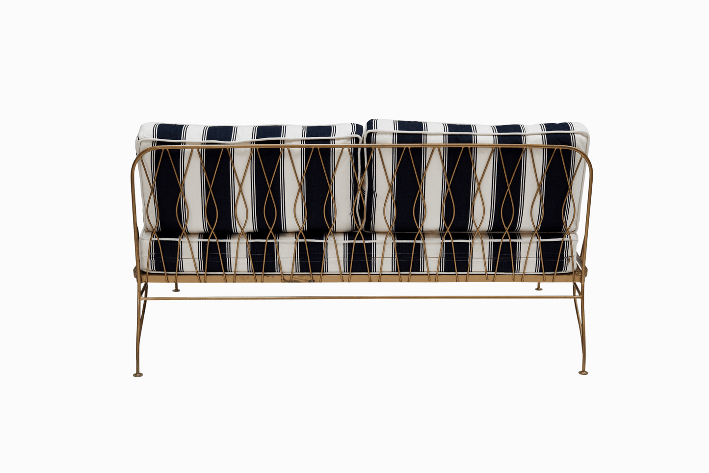 PALM SPRINGS SOFA - GOLD FRAME