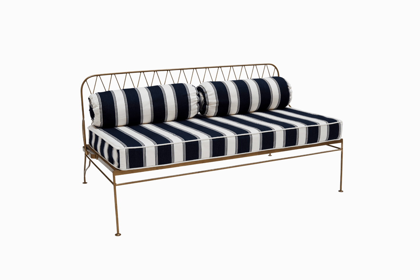 PALM SPRINGS SOFA - GOLD FRAME