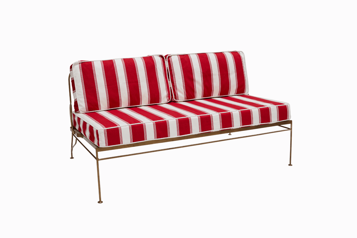 PALM SPRINGS SOFA - GOLD FRAME