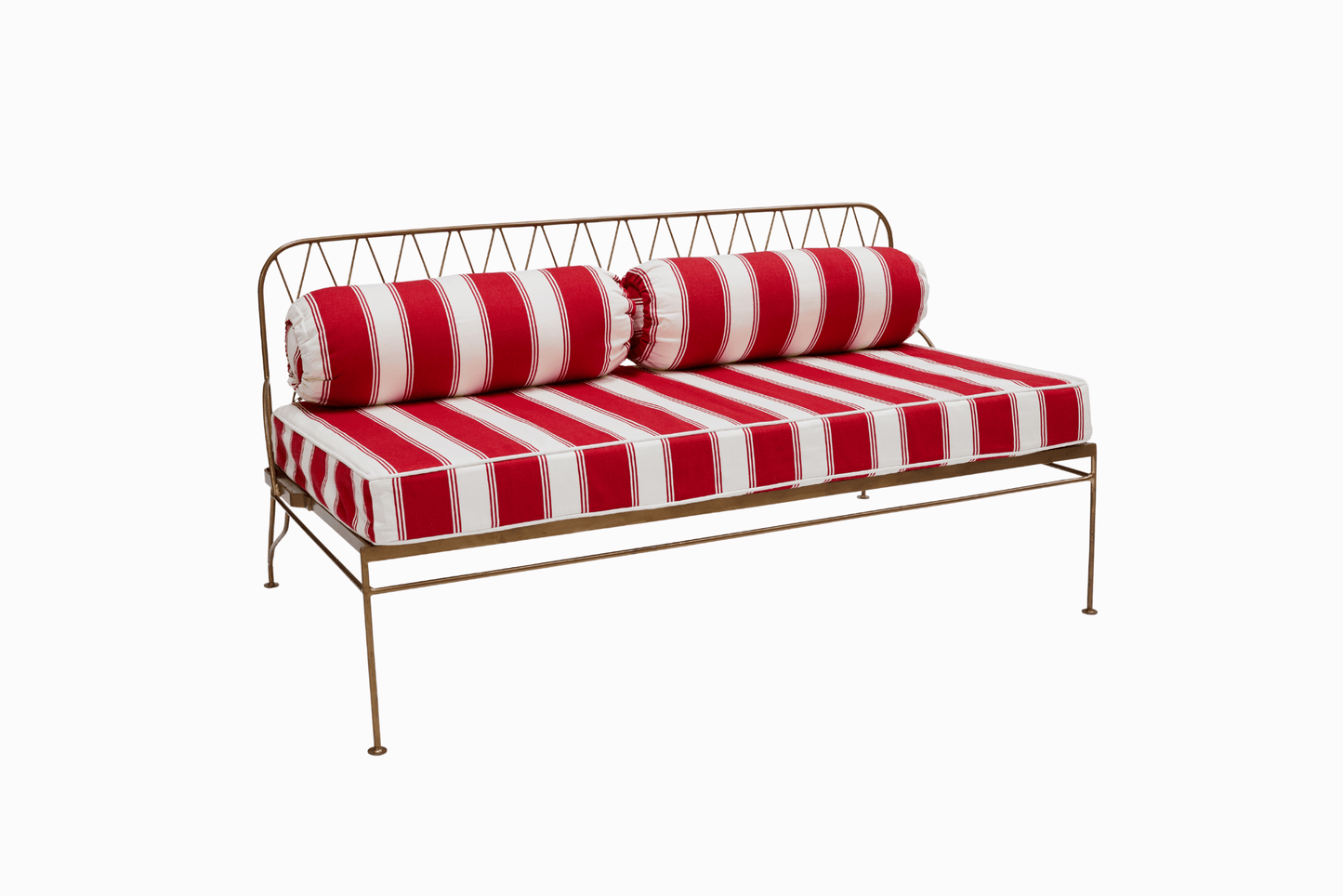 PALM SPRINGS SOFA - GOLD FRAME