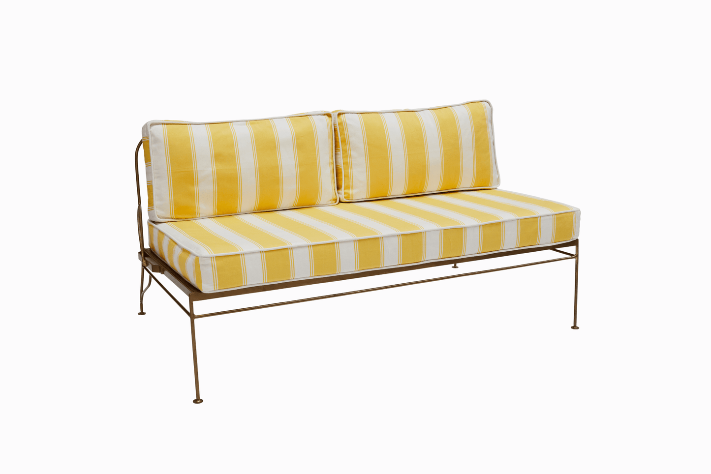 PALM SPRINGS SOFA - GOLD FRAME