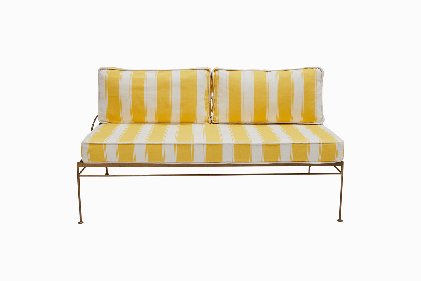 PALM SPRINGS SOFA - GOLD FRAME