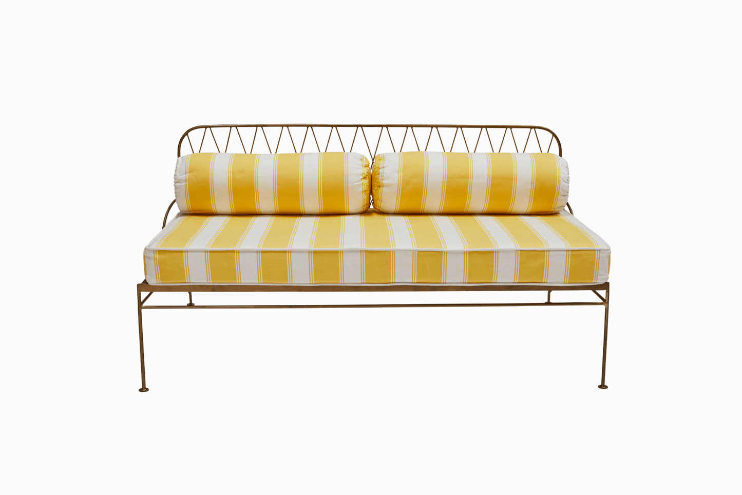 PALM SPRINGS SOFA - GOLD FRAME