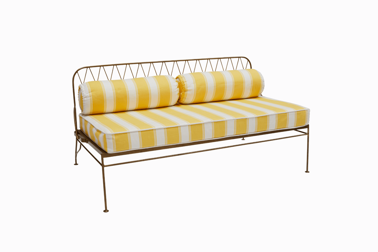 PALM SPRINGS SOFA - GOLD FRAME