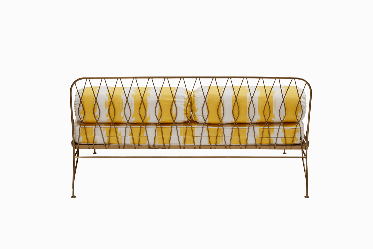 PALM SPRINGS SOFA - GOLD FRAME