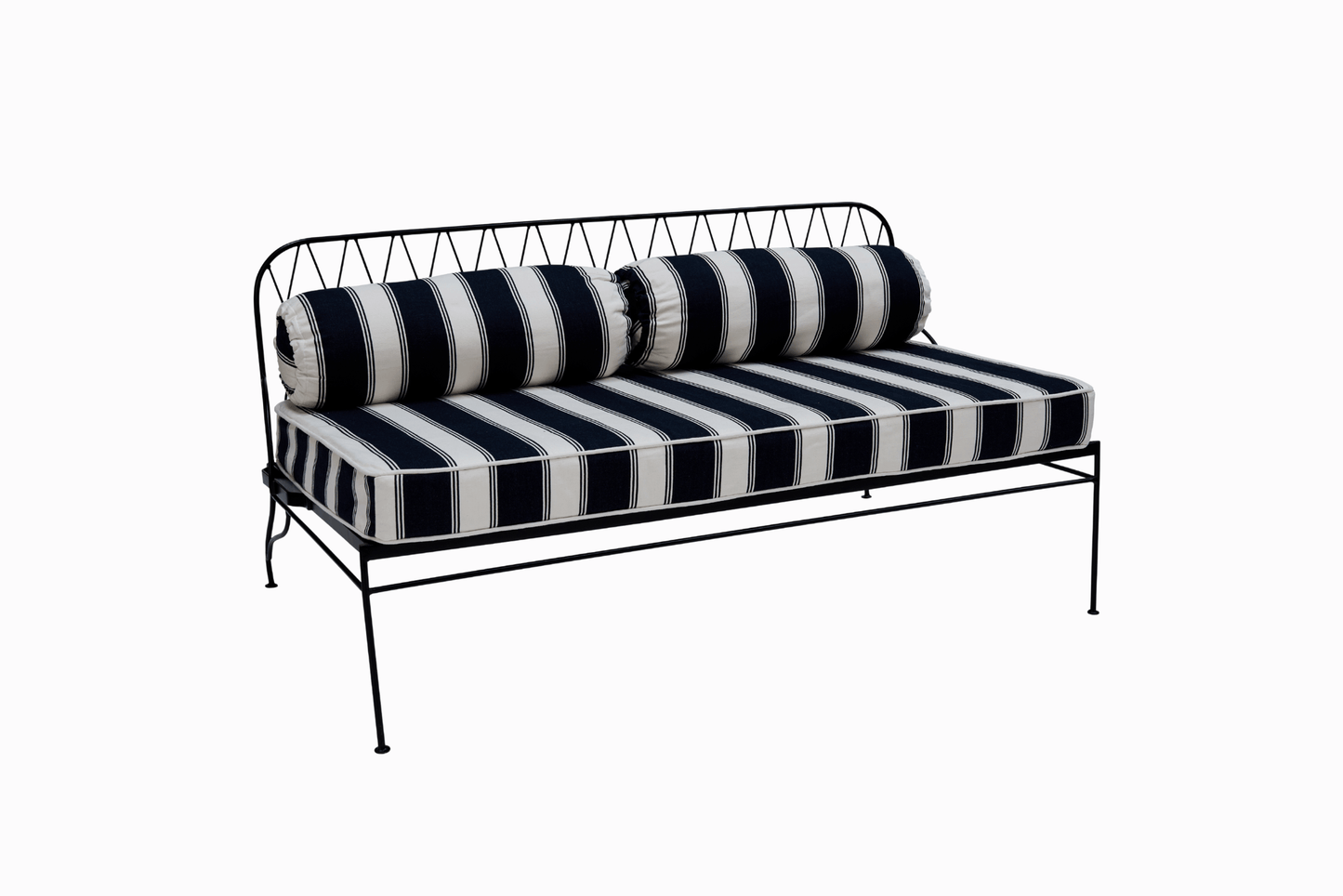 PALM SPRINGS SOFA - GUNMETAL FRAME