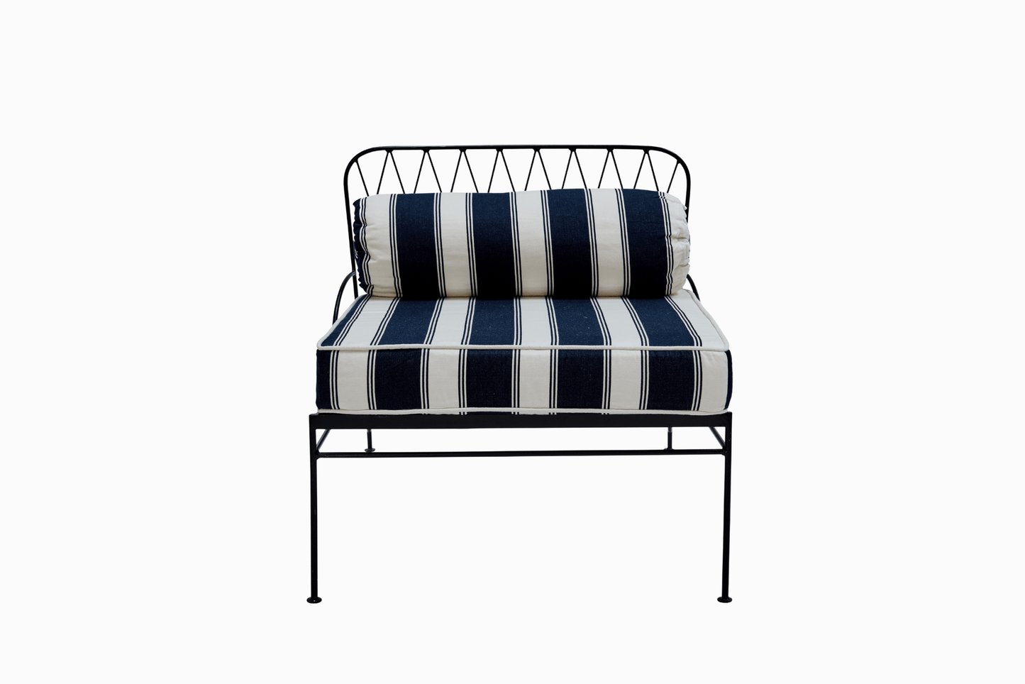 PALM SPRINGS CHAIR - GUNMETAL FRAME