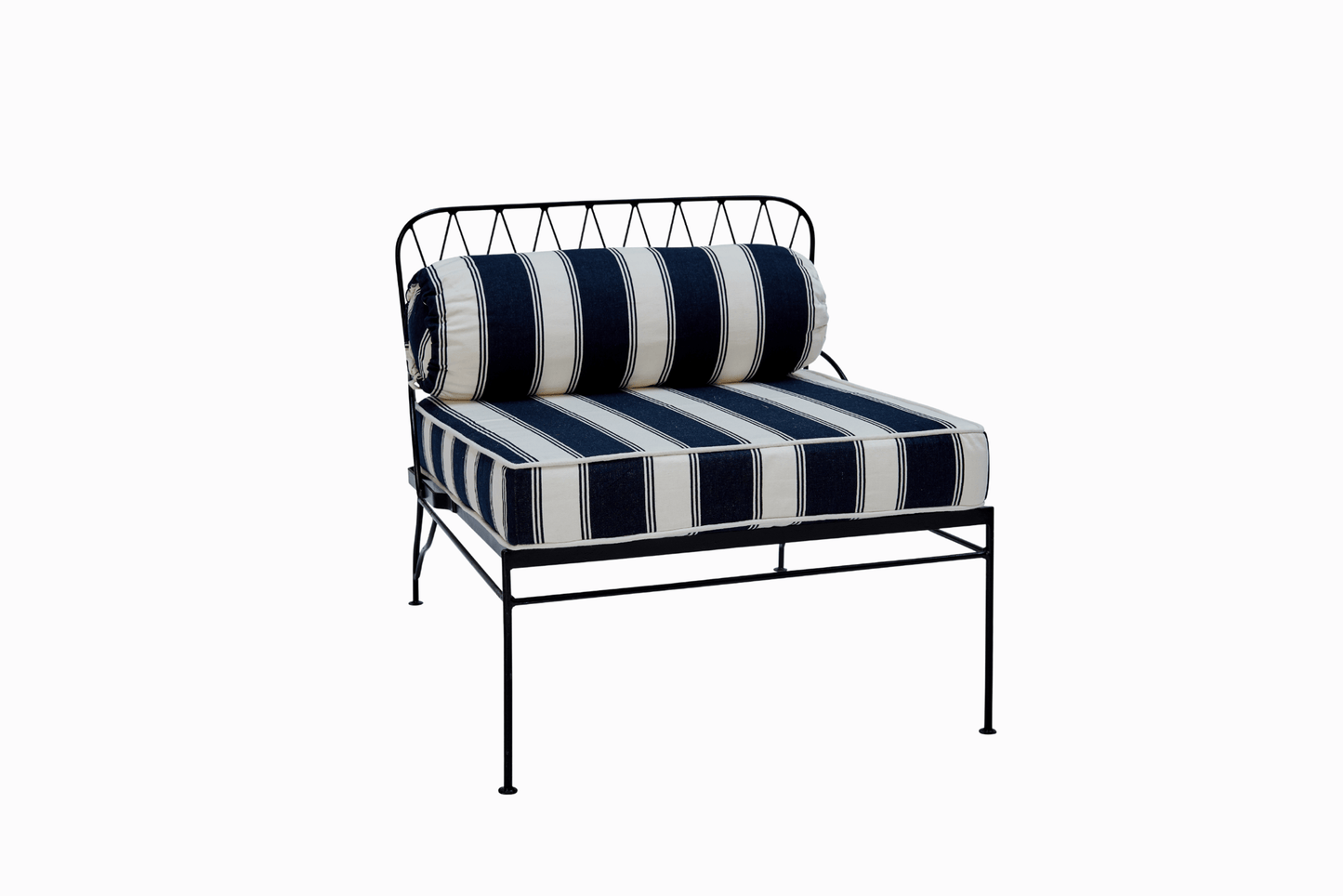PALM SPRINGS CHAIR - GUNMETAL FRAME