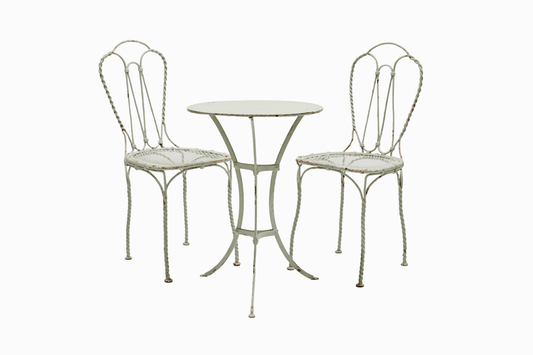 Mint Green Vintage Bistro Set
