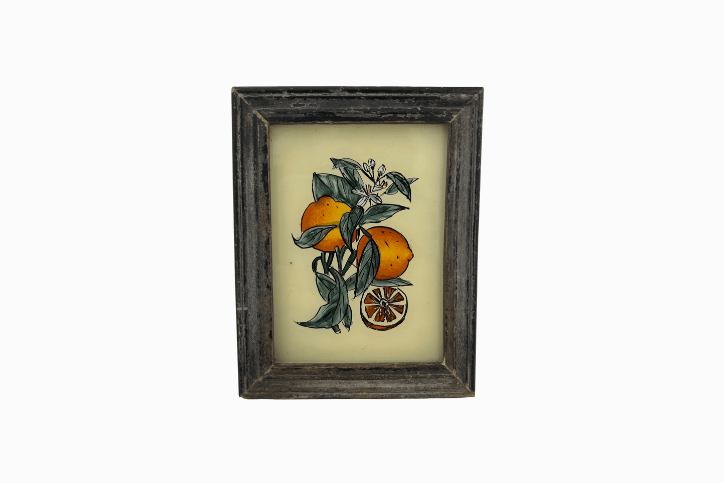 A Reverse Glass Painting of Oranges (Extra Small)