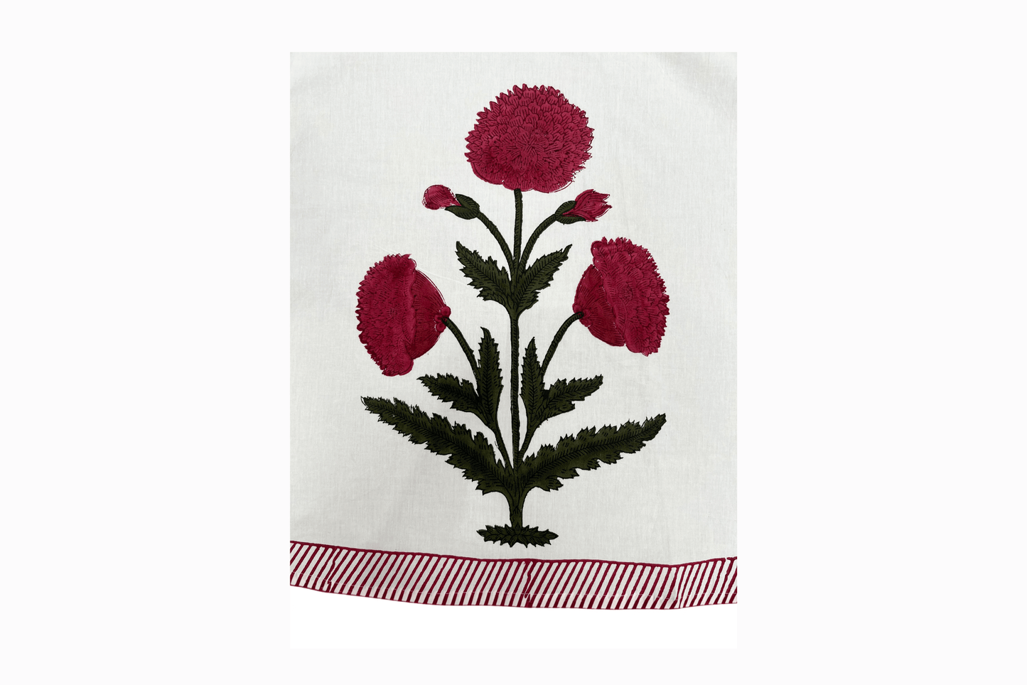 Nappe en coton TC5 avec grenadiers imprimés en bloc