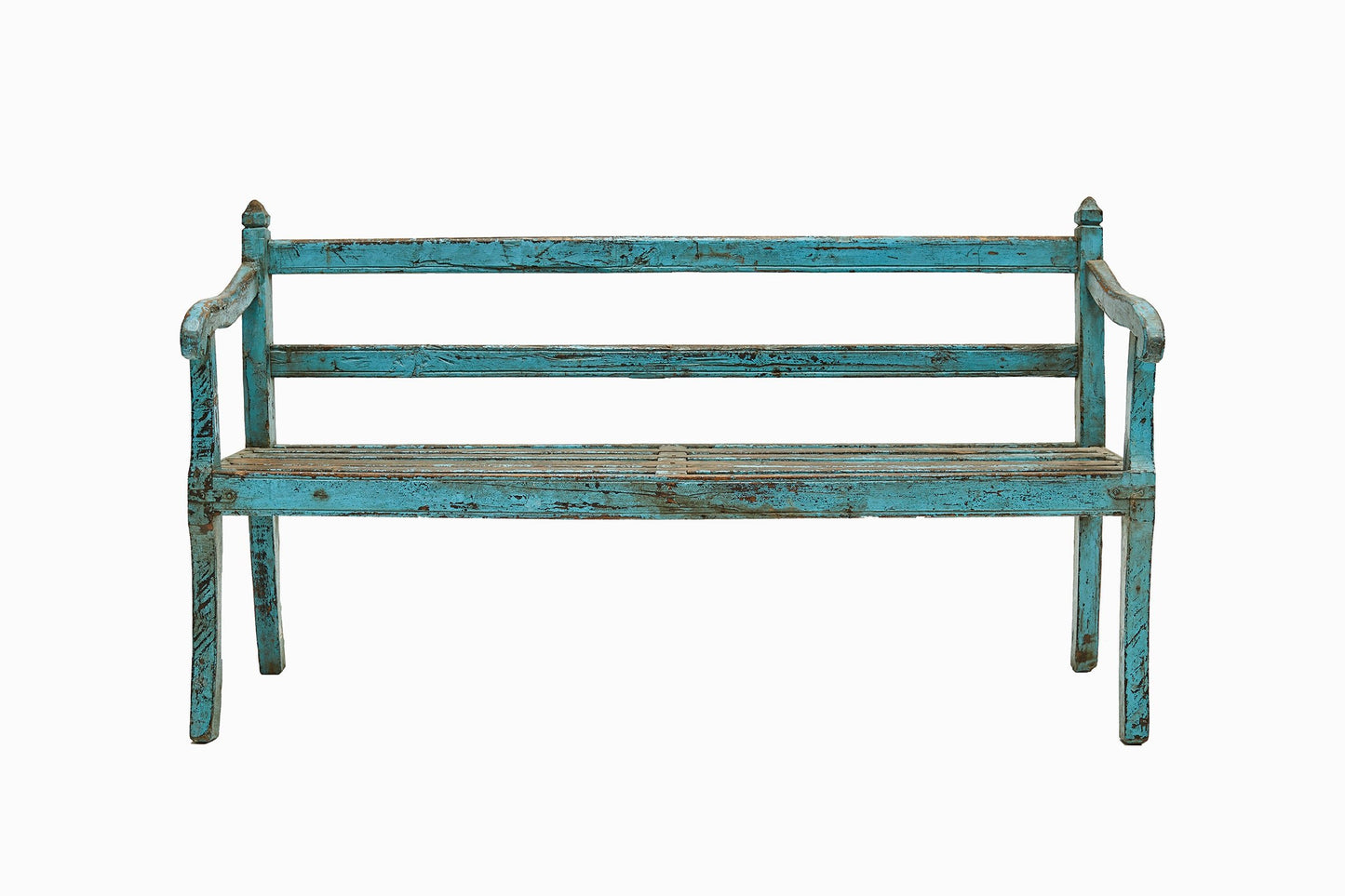 Banco azul vintage