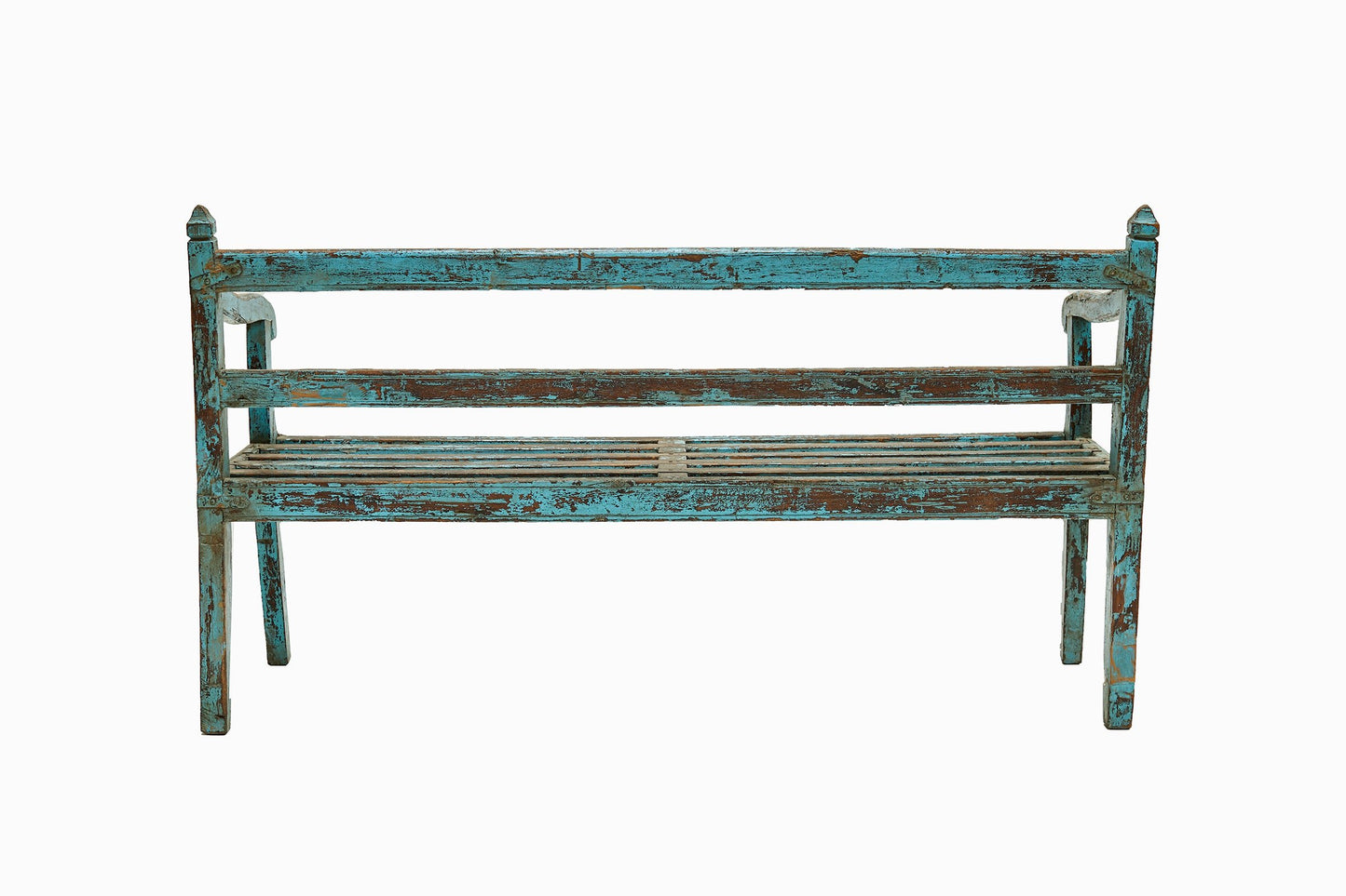 Banco azul vintage