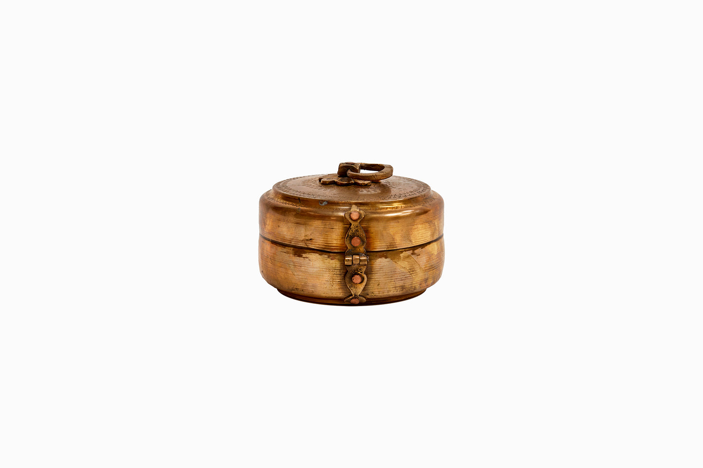 Brass chapati box small