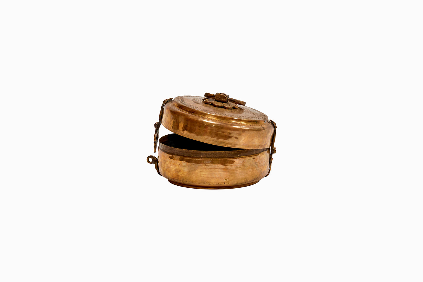 Caja chapati de latón pequeña