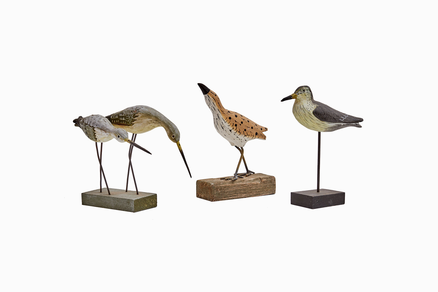 Avoceta de madera pintada