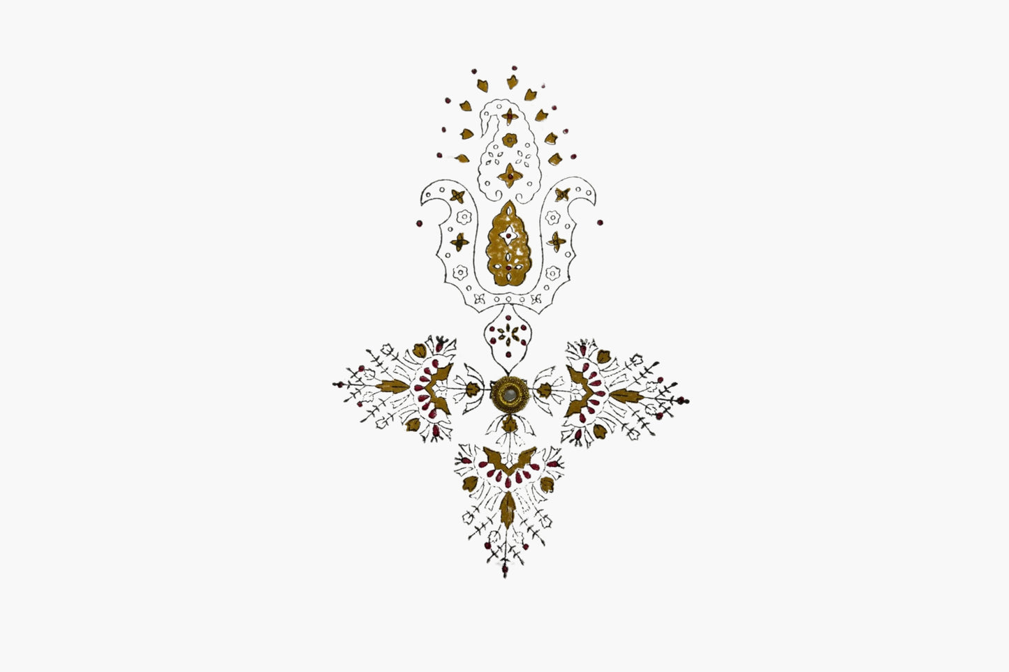 PARASOL 3M CREMA RAJA PRINT